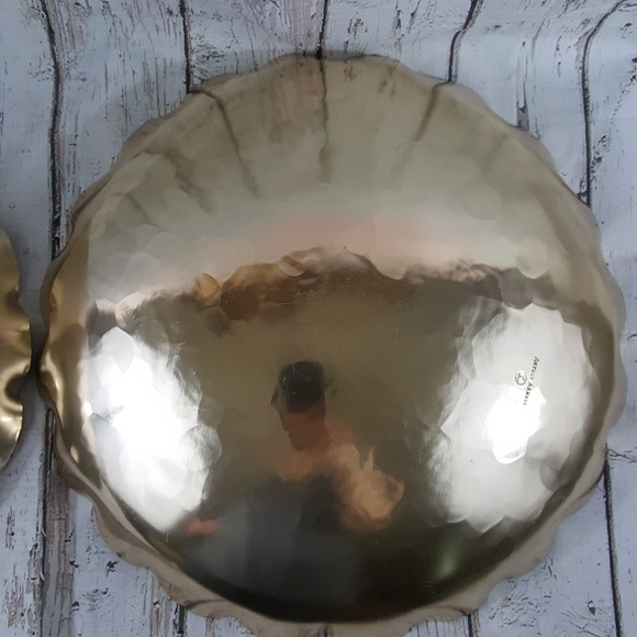 Vtg Arthur Armour Hammered Aluminum Goldtone Bowls - Picture 6 of 8